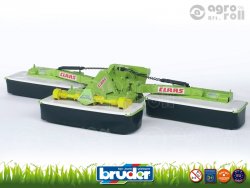 Claas Disco 8550C Plus hármas kasza BRUDER