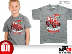 Belarus-MTZ 50 KID Gyerek Póló -szürke-  (1-2 éves/86-92 cm)