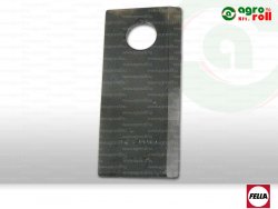 Kaszapenge  FELLA-hoz bal 112x48x4 mm, Ø19 mm-es furat