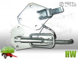 Oldalfalkapocs ívelt jobb, csupasz 664N