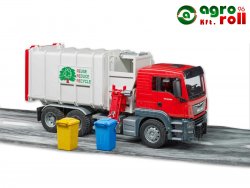 MAN TGS Szemétszállító kukásautó oldaltürítős - BRUDER