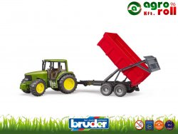 John Deere 6920 + tandem billenő pótkocsi - Bruder