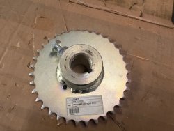 Lánckerék Z=35 aggyal Komáromi Ø25mm ABK