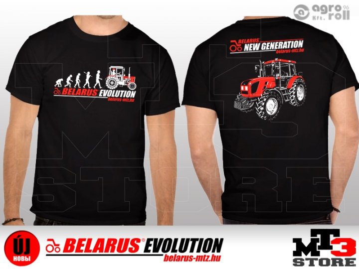Belarus-MTZ EVOLUTION Póló ( L ) fekete Belarus-MTZ EVOLUTION Póló ( L ) fekete