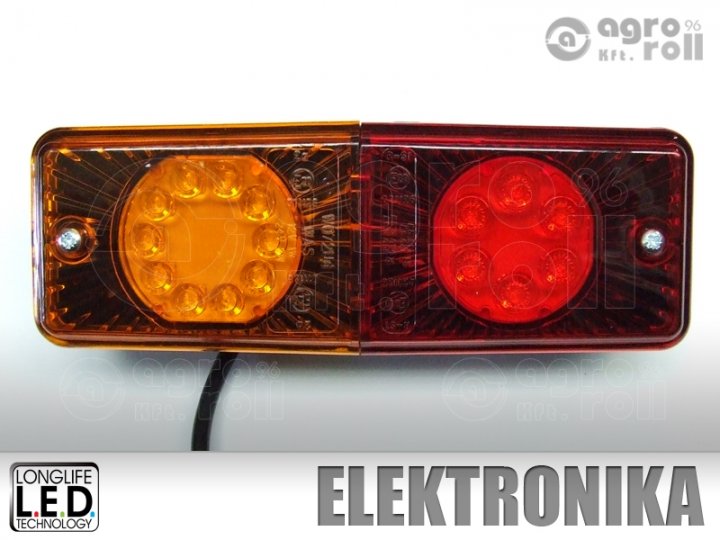 Lámpa piros-sárga hátsó LED MTZ