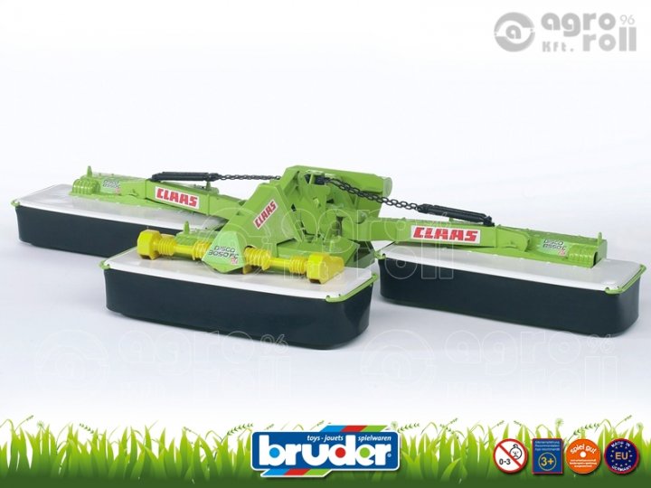 Claas Disco 8550C Plus hármas kasza BRUDER