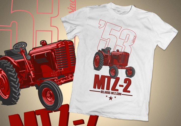 Belarus MTZ-2 Since 53 póló (M)