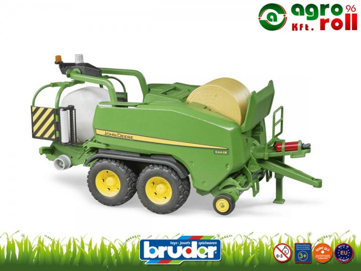 JOHN DEERE körbálázó és bálacsomagoló C441R - BRUDER