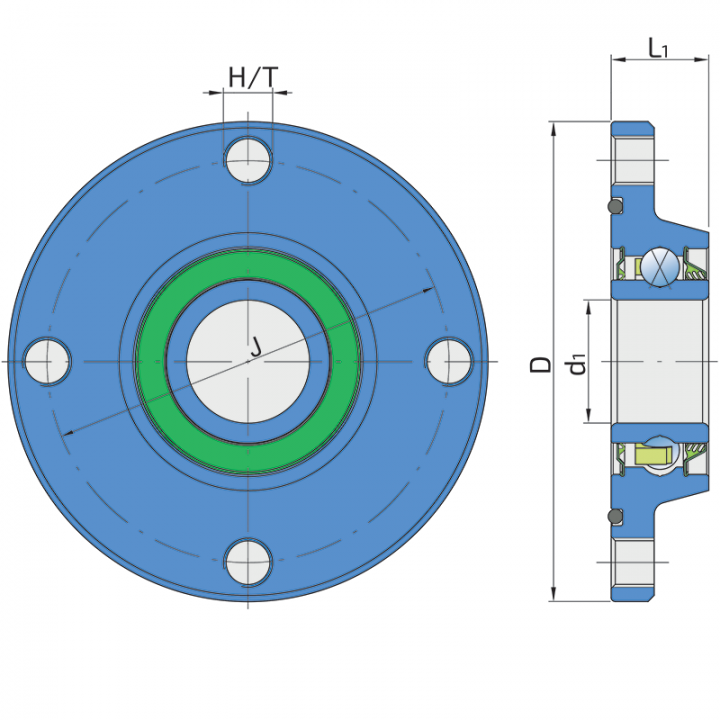 IL30-98/4H-B30 csapágy FKL BEARING (NORANTECH, AGROMACH, SOYUZ-SPECTECHNICS)