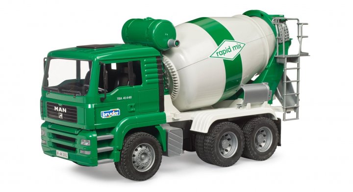 MAN TGA betonmixer zöld - BRUDER MAN TGA betonmixer zöld - BRUDER