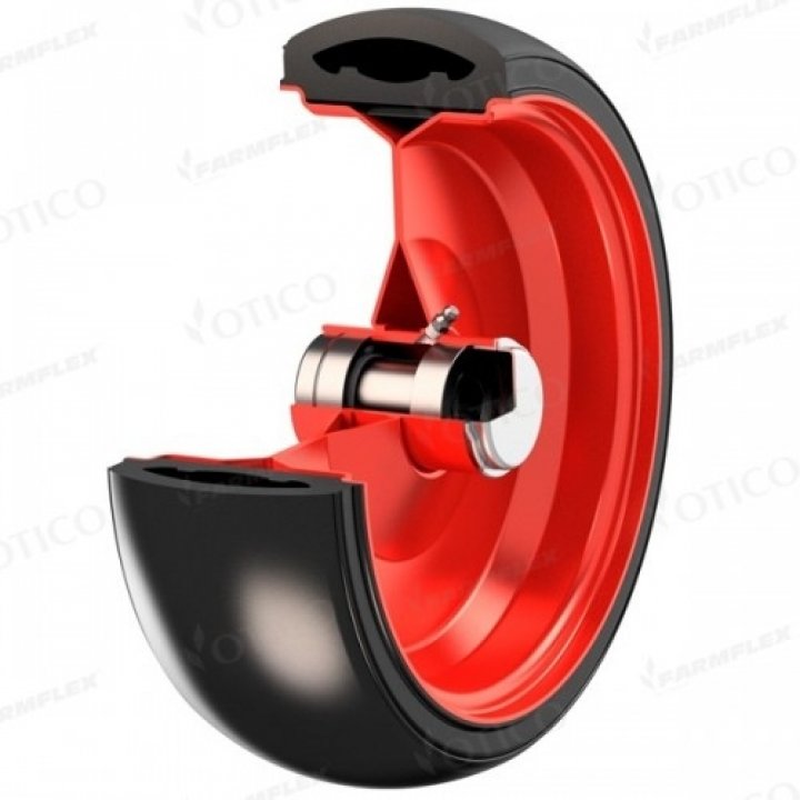 Művelőtagkerék 300/100 016098.04 fém piros kopmlett kerék WHEEL FARMFLEX/300x100/L/60S/MM/D/20-25x55.1/RLT/RAL3000 