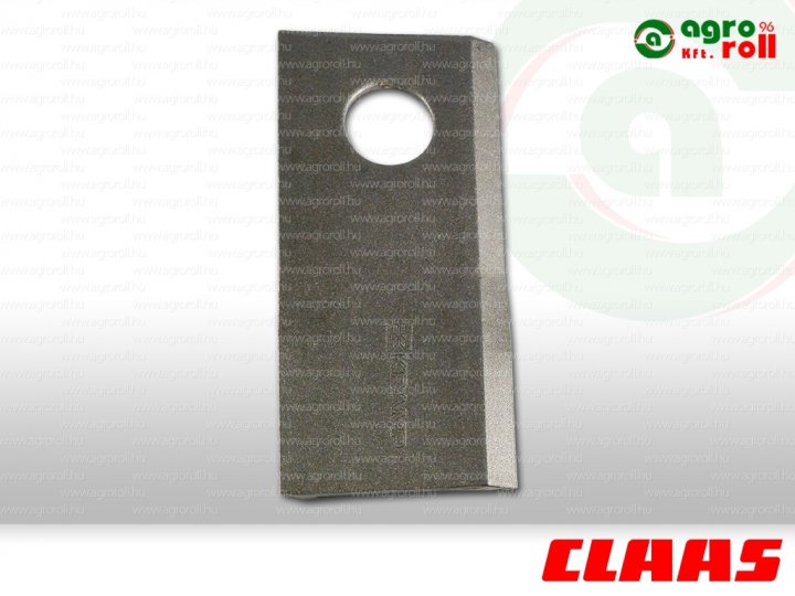 Kaszapenge CLAAS jobb 105x48x3 mm, Ø19 mm-es furat