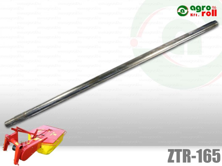 Tengely 5/38 ZTR-165 hosszú bordás dob közti