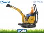 JCB Micro kotrógép 8010 CTS és Férfi figura - BRUDER