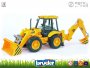 JCB 4cx Rakodó-Árokásó (sárga) BRUDER