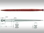 Homlokrakodó tüske L=1000 M22x1,5 BPT RT-3GP