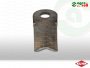 Kaszapenge KUHN bal/jobb, 128x50 mm, 35x4 mm ovális furat, 23,0x20,5 mm